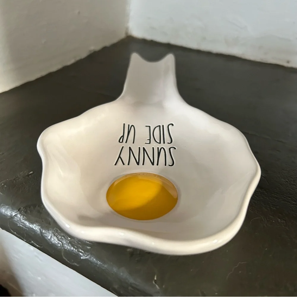 Rae Dunn SUNNY SIDE UP Spoon Rest - Picture 7 of 8